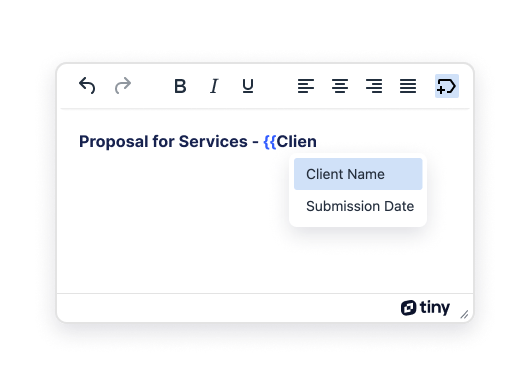 Merge Tags Setup